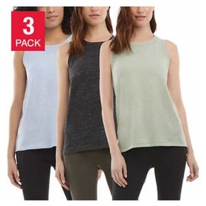 Danskin Ladies High-Low Tank, 3-pack Everyday..NWT